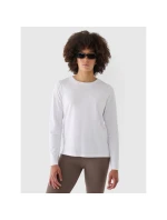 Dámske nadrozmerné hladké tričko s dlhým rukávom 4F 4FWMM00TLONF431-10S