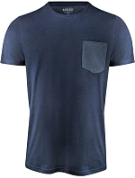 James Harvest Walcott T-Shirt Men Pánske tričko „Two-Tone“ 62.4020 tmavomodré