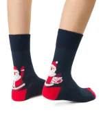 Steven Merry Christmas 136 farba: tmavomodrá - Santa Claus