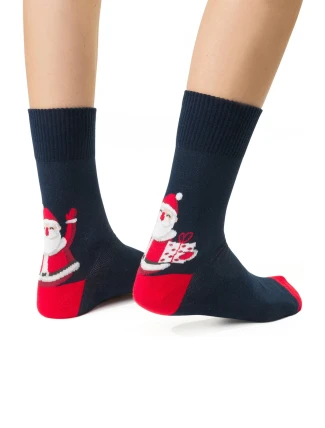 Steven Merry Christmas 136 farba: tmavomodrá - Santa Claus