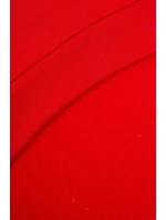 Mikina s kapucňou a nášivkami červená