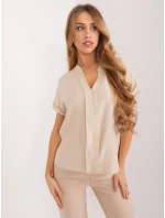 Blúzka D60103F11204A béžová
