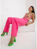 DHJ nohavice SP 15679.01X tmavo ružová