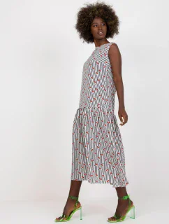 Šaty LK SK 506986 1.89 biela a čierna