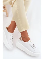 Dámske kožené tenisky 39973 white - Vinceza