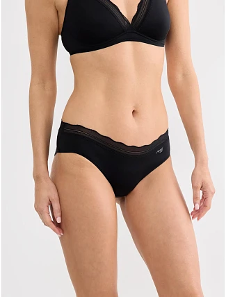 Nohavičky sloggi GO Blush Hipster 2P čierne Black – SLOGGI Nohavičky sloggi GO Blush Hipster 2P čierne Black – SLOGGI