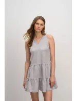 Vamp - Pohodlné jednofarebné dámske šaty 16173 - Vamp