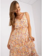 Dámske šaty EM SK Y6743 jasne oranžové