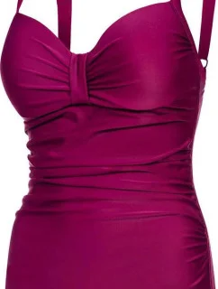 Dámske jednodielne plavky OLIVIA fialové - AQUA SPEED