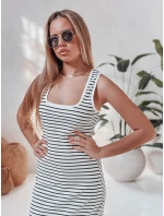 SUMMER LOVE one size maxi šaty bielo-čierne FashionStreet EY2610