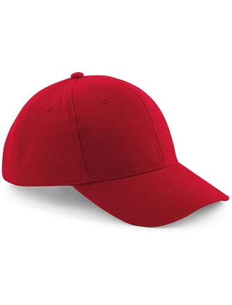 Beechfield B 65 6-panelová čiapka s kšiltom „Pro Style“ 53.0065 classic red Beechfield B 65 6-panelová čiapka s kšiltom „Pro Style“ 53.0065 classic red