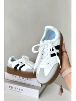 Dámske tenisky na platforme White and Grey Nesonice