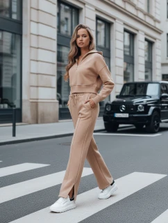 Dámska tepláková súprava MARINO beige FashionStreet AY0975