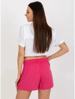 Dámske šortky D73760M61531KH fuchsiová - FPrice