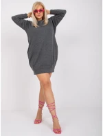 Šaty RV SK 6296.99 tmavo šedá Šaty RV SK 6296.99 tmavo šedá