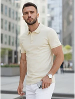 FashionStreet pánske žlté polo tričko PX0606 FashionStreet pánske žlté polo tričko PX0606
