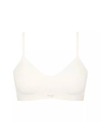 Dámska podprsenka EVER Ease P - WHITE - biela 00GZ - SLOGGI