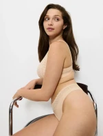 Dámske tangá Feel of Modal String - YELLOW - light beige 6720 - TRIUMPH Dámske tangá Feel of Modal String - YELLOW - light beige 6720 - TRIUMPH