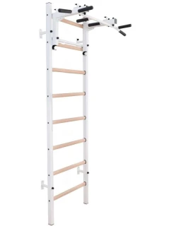 DREVENO-KOVOVÝ GYMNASTICKÝ REBRÍK S HRAZDOU LAVIČKA 231W