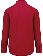 Kariban K 545 Popelínová košeľa „Jofrey“ s dlhými rukávmi 20.K545 classic red