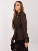 MI MA bunda A2895.54 tmavohnedá