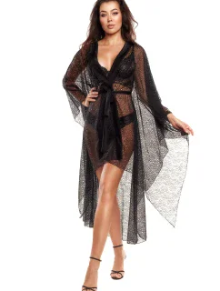 V-10510 čierne negližé - Axami