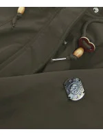 Dámska nepremokavá bunda na kožušinu army (m-933)
