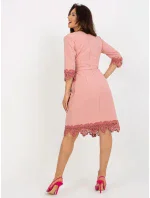 Šaty LK SK 507347.35P tmavoružové Šaty LK SK 507347.35P tmavoružové