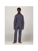 Pánske pyžamové tričko UM0UM02992 02E tmavomodré s potlačou - Tommy Hilfiger Pánske pyžamové tričko UM0UM02992 02E tmavomodré s potlačou - Tommy Hilfiger