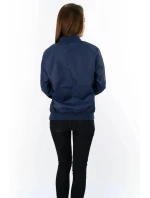 Tmavo modrá bunda typu pilotka (XW12X) Tmavo modrá bunda typu pilotka (XW12X)