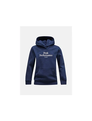 Mikina Peak Performance Jr Original Hood, tmavomodrá Mikina Peak Performance Jr Original Hood, tmavomodrá