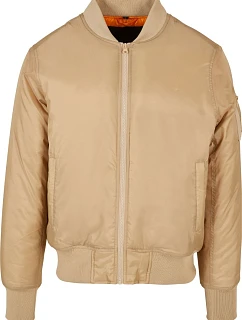 Build your Brand BY 030 Bomberová bunda 56.0030 union beige