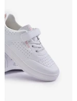 Detské tenisky z ekokože na suchý zips Big Star White