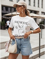 ERION ecru dámske tričko FashionStreet RY2503