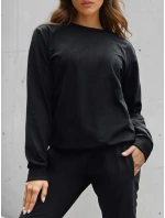 Dámska klasická čierna mikina FashionStreet BY1545
