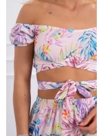 Púdrovo ružová kvetinová sada Púdrovo ružová kvetinová sada