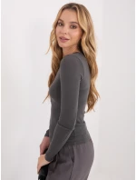 Blúzka WT BZ A1103.85 grafitová