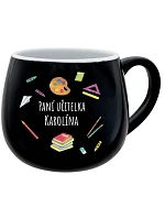 Personalizovaný keramický bacuľatý hrnček pre pani učiteľku/pána učiteľa (učebné pomôcky) Personalizovaný keramický bacuľatý hrnček pre pani učiteľku/pána učiteľa (učebné pomôcky)