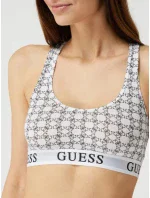 Športová bralette podprsenka - O1GC04JR06B - FF91 - Čierno / biela - Guess