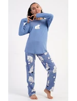 Detské dlhé pyžamo Medveď a tučniak Detské dlhé pyžamo Medveď a tučniak