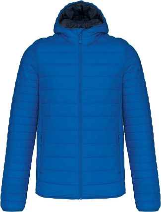Kariban K 6110 Ľahká pánska prešívaná bunda s kapucňou 20.6110 light royal blue Kariban K 6110 Ľahká pánska prešívaná bunda s kapucňou 20.6110 light royal blue