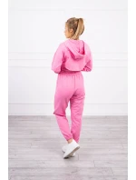 Bavlnená 3dielna sada svetlo ružová