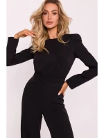 M811 Kombinéza s polstrovanými ramenami - čierna