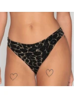 Spodný diel plaviek - 93677 - Hunter - čierny/zvierací vzor - Luna