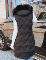 Dámska prešívaná vesta čierna FashionStreet TY5262