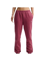 Dámske nohavice Nike Studio Fleece, ružové, IM8076 654