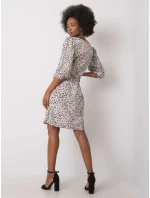 Šaty LK SK 508079.47P čierna a béžová