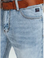 Pánske modré džínsové šortky FashionStreet SX2548 Pánske modré džínsové šortky FashionStreet SX2548