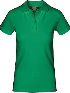 Promodoro 4005 Dámske piqué polo „Superior“ 40.4005 kelly green
