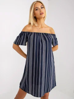 Šaty D73771M30145I tmavomodré